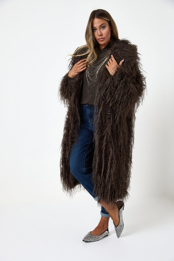 Ecopelliccia moro FEDERICA BI