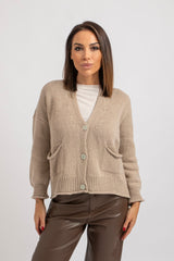 Cardigan lana e cachemire FEDERICA BI