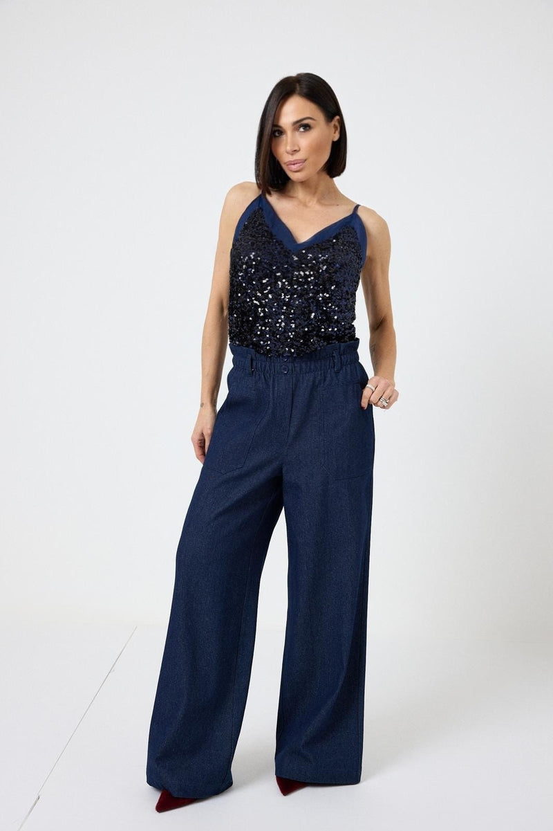 Top in paillettes FEDERICA BI ( due colori )