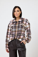 Camicia felpata tartan FEDERICA BI ( due colori )