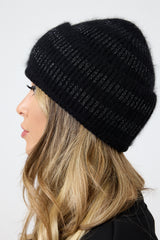 Cuffia nera lurex FEDERICA BI