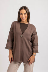 Cardigan frange FEDERICA BI