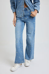 Denim fiorellini FEDERICA BI