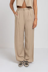 Tailleur beige bottoni FEDERICA BI