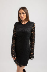 Abito FEDERICA BI in pizzo nero