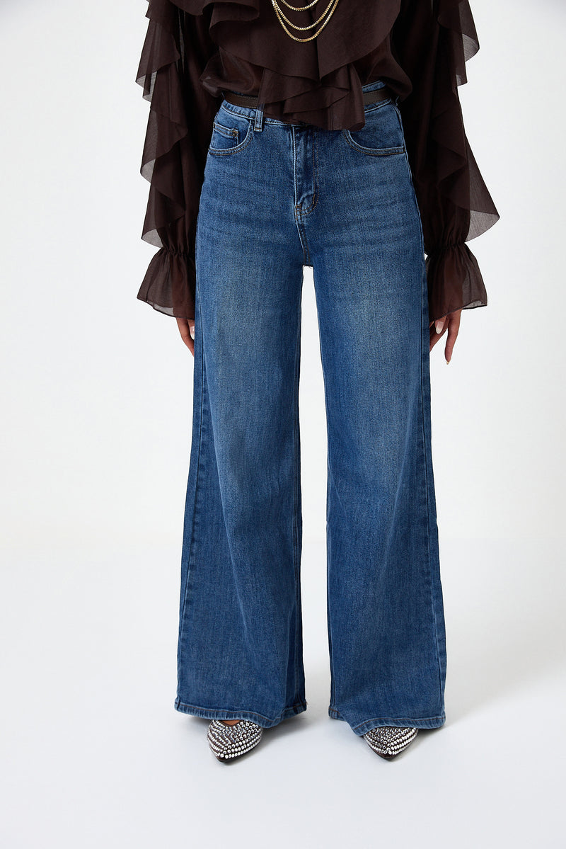 Denim jeans a palazzo FEDERICA BI