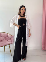 Kimono in pizzo bianco FEDERICA BI