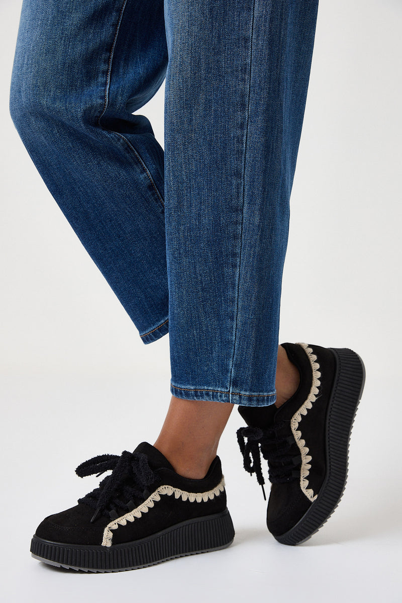 Sneaker nera FEDERICA BI