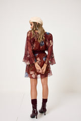 Abito in chiffon fantasia FEDERICA BI