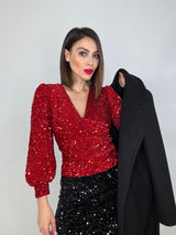 Maglia in paillettes FEDERICA BI