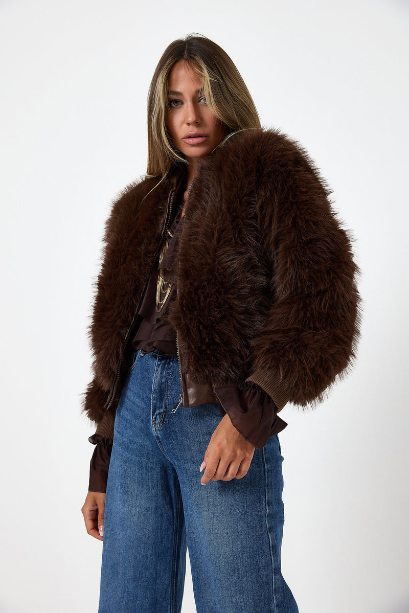 Giacca ECO marrone FEDERICA BI