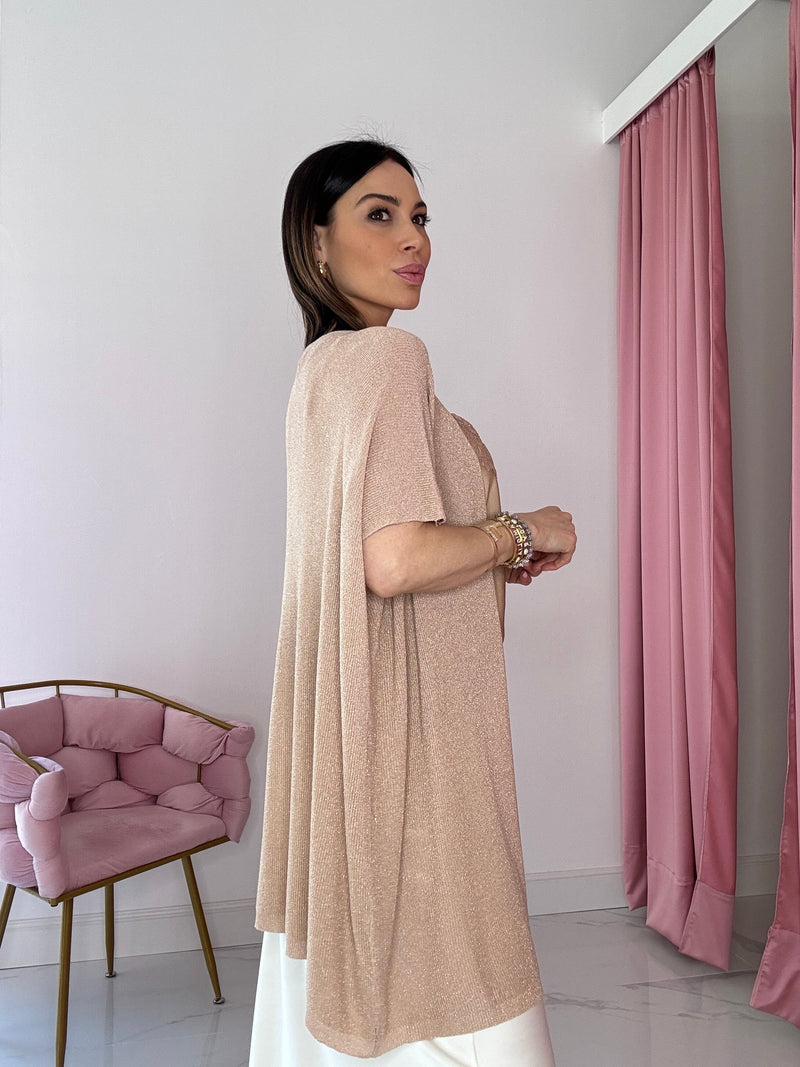 Cardigan in viscosa lurex FEDERICA BI ( vari colori )