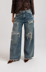 Denim jeans WIDE LEG FEDERICA BI