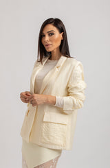 Blazer crema FEDERICA BI