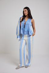 Pantalone in raso FEDERICA BI