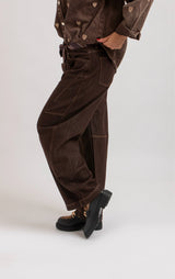Denim jeans cioccolato FEDERICA BI