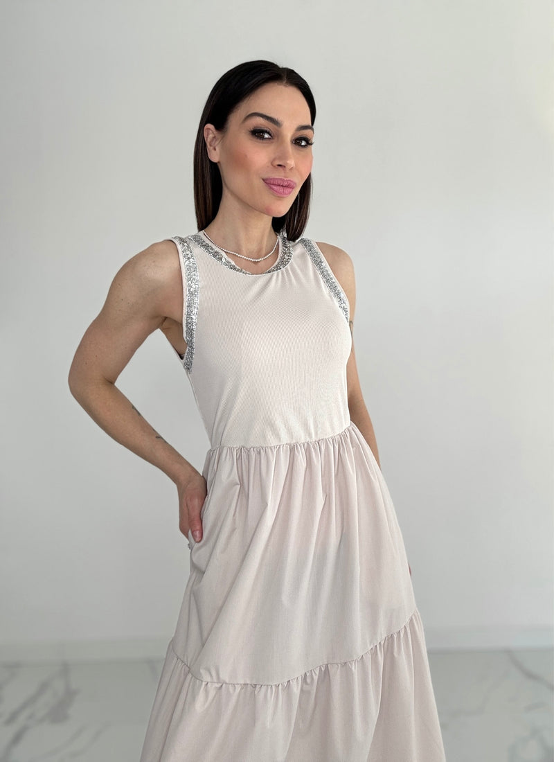Abito lungo FEDERICA BI ( due colori )