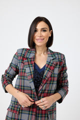 Blazer a quadri FEDERICA BI