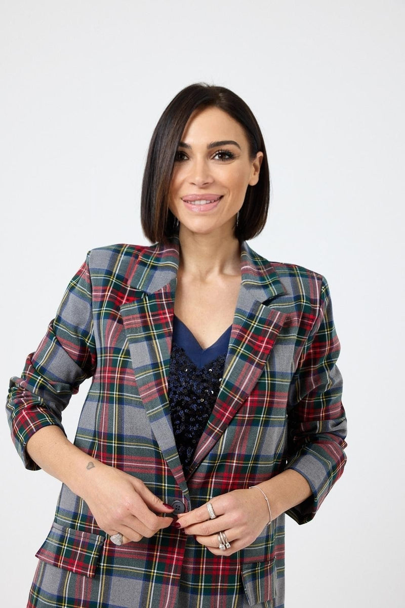 Blazer a quadri FEDERICA BI