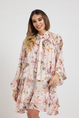 Abito in chiffon ROSA by FEDERICA BI