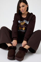 Tuta felpata FEDERICA BI ( due colori )