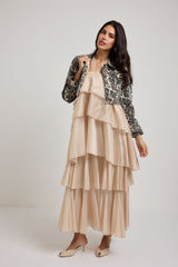 Giacca in denim crop FEDERICA BI