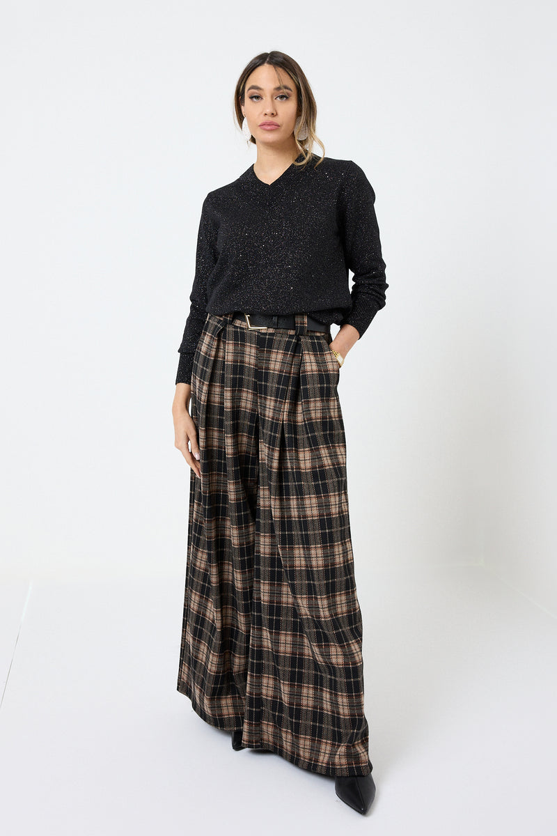 Maglia cut out lurex FEDERICA BI ( più colori )