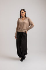 Pantalone nero FEDERICA BI