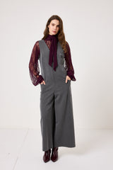 Tuta intera grigio mélange FEDERICA BI