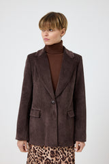 Blazer in velluto moro FEDERICA BI