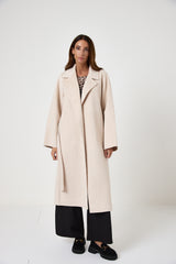 Cappotto beige cachemire e lana FEDERICA BI