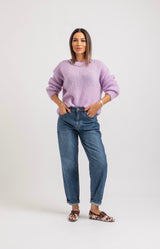 Maglione con colletto gioiello FEDERICA BI (due colori)