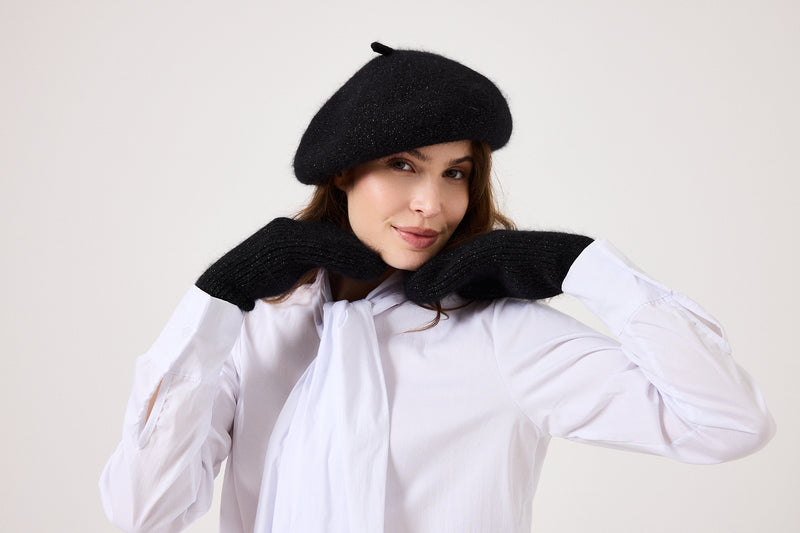 Basco nero lurex FEDERICA BI