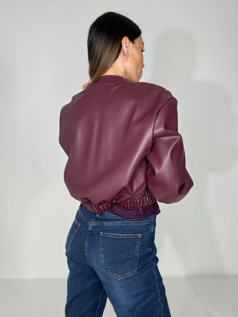 Giacca bordeaux FEDERICA BI