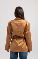 Giacca in suede FEDERICA BI