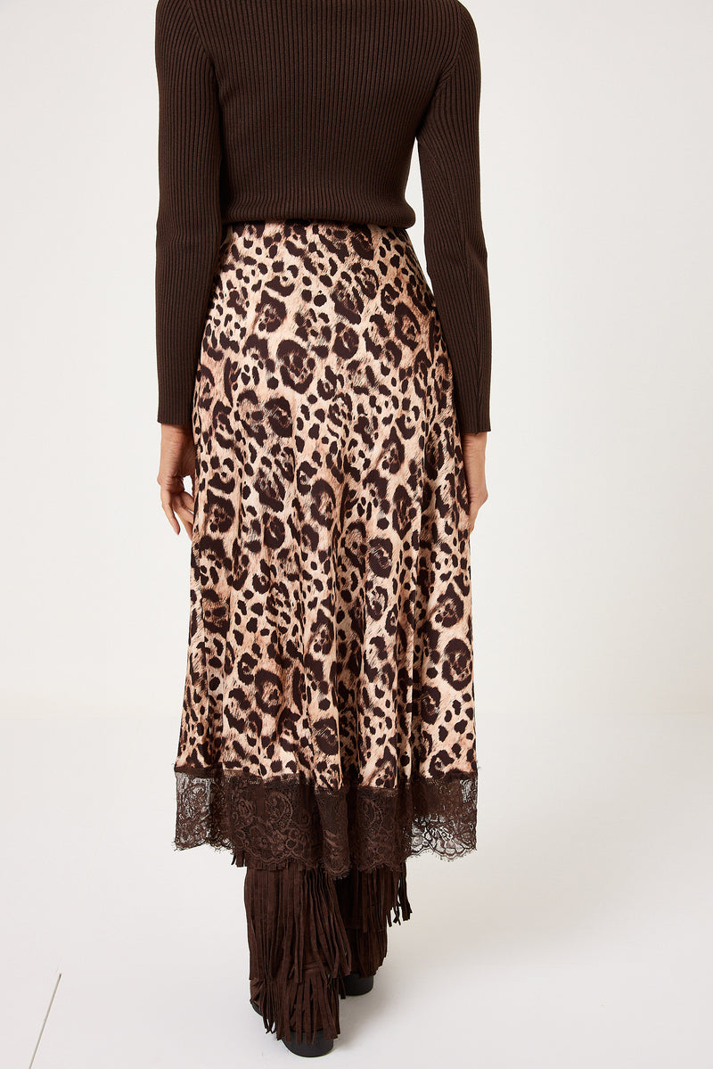 Gonna lunga stampa animalier FEDERICA BI