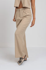 Tailleur beige bottoni FEDERICA BI