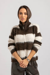 Cardigan riga moro FEDERICA BI