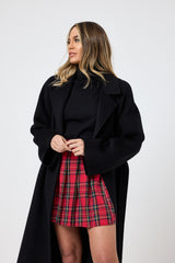 Gonna tartan rossa FEDERICA BI