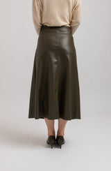 Gonna verde militare FEDERICA BI