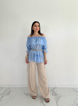Camicia volant vari colori FEDERICA BI