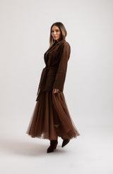 Giacca in suede FEDERICA BI