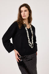 Maglia scollo V FEDERICA BI ( vari colori )