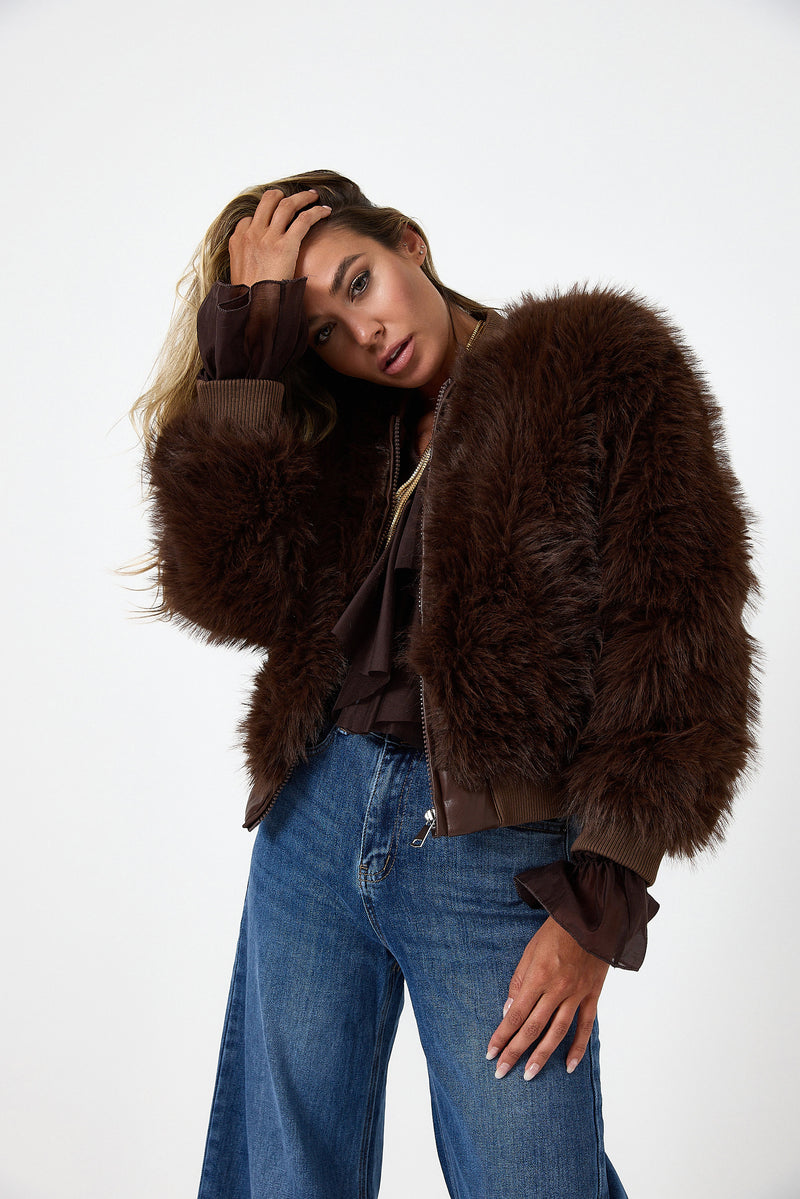 Giacca ECO marrone FEDERICA BI