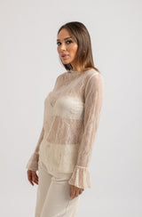 Maglia in pizzo FEDERICA BI (tre colori)