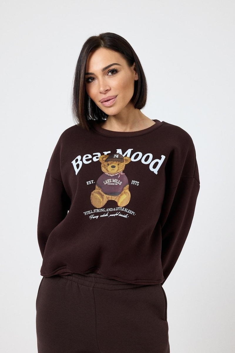 Tuta felpata FEDERICA BI ( due colori )