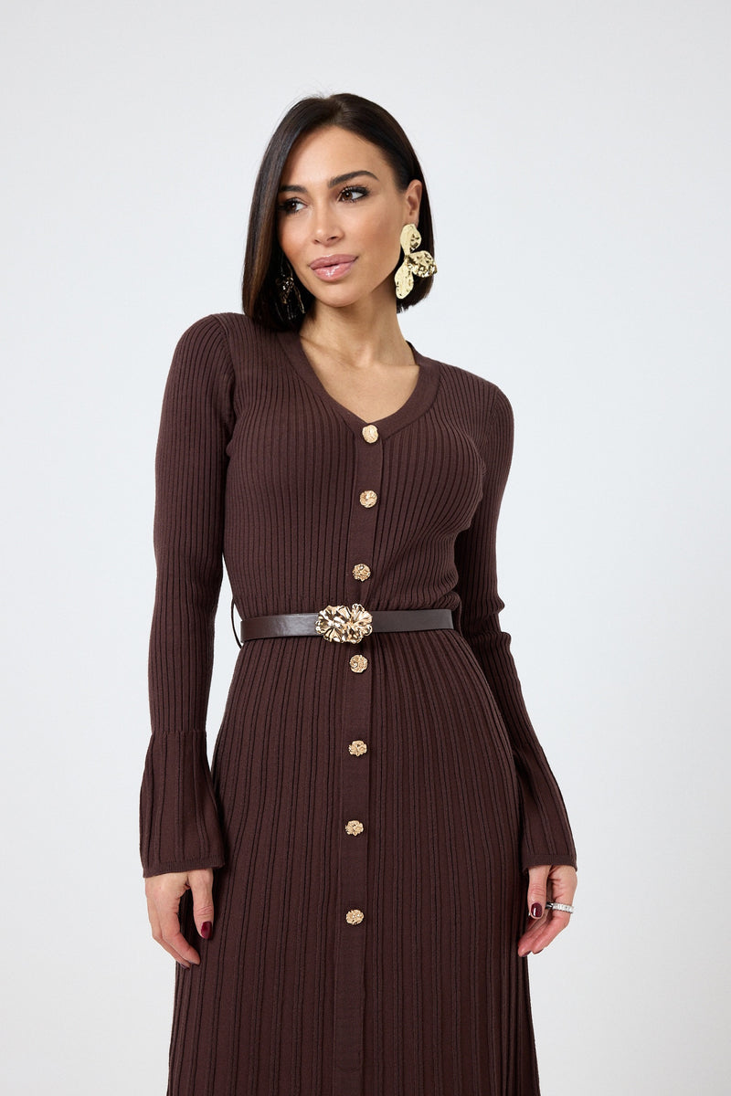 Abito con cintura FEDERICA BI ( vari colori )