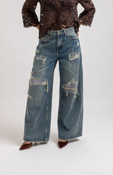 Denim jeans WIDE LEG FEDERICA BI