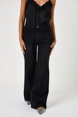Denim nero cristalli FEDERICA BI
