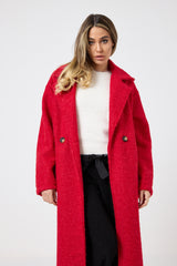 Cappotto rosso FEDERICA BI